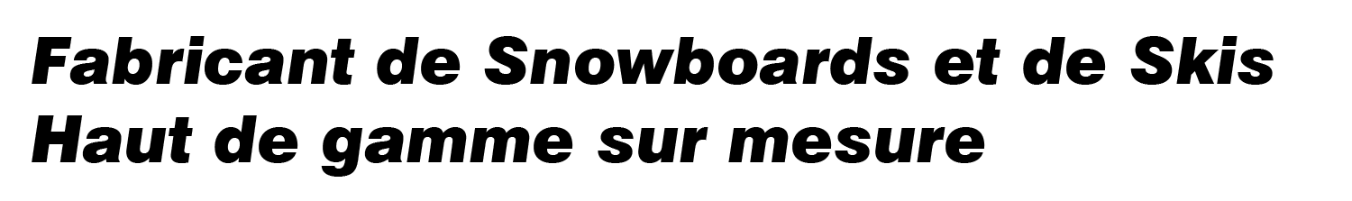 fabricantdesnow